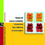 Ensayo de nuevas variedades e pimiento Tipo California en Invernadero